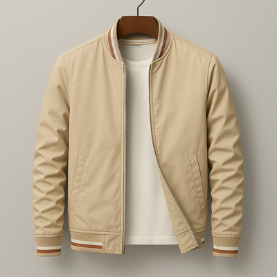 Lunora™ | Stilvolle gestreifte Bomberjacke