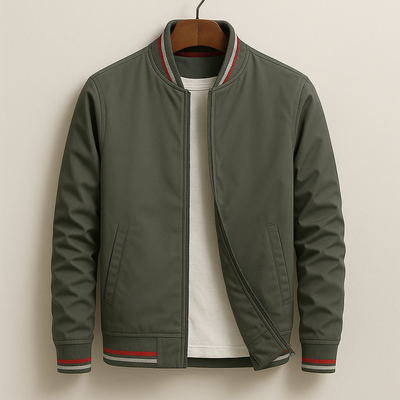 Lunora™ | Stilvolle gestreifte Bomberjacke