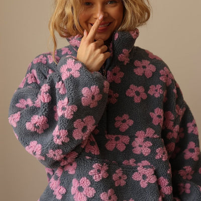 Daisy - Blume Fleece-Pullover