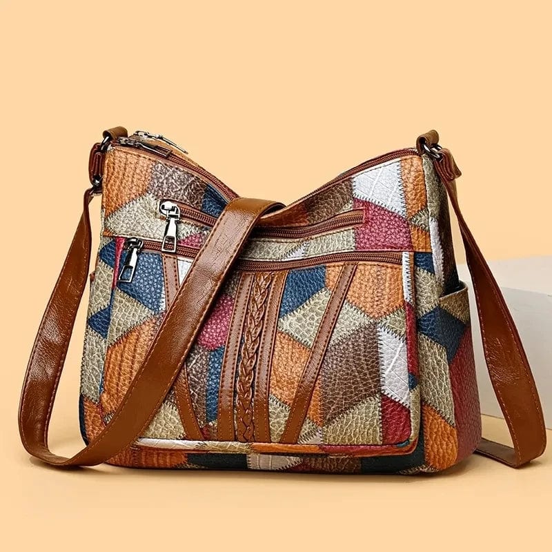Solara | Mosaik Lederhandtasche