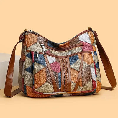 Solara | Mosaik Lederhandtasche