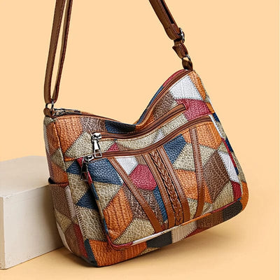 Solara | Mosaik Lederhandtasche