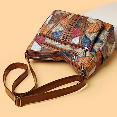 Solara | Mosaik Lederhandtasche