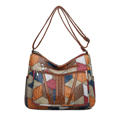 Solara | Mosaik Lederhandtasche