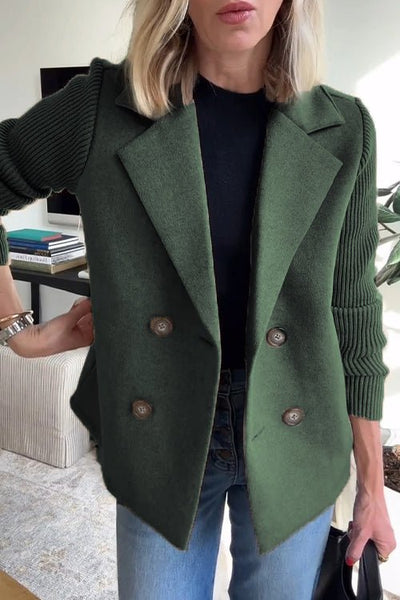 Amora - Giacca Elegante con Maniche in Maglia