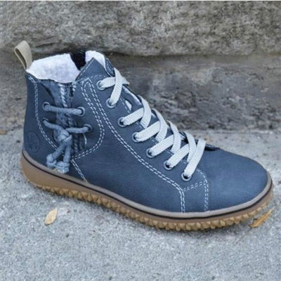Wasserdichte orthopädische Damenstiefeletten im Retro-Stil