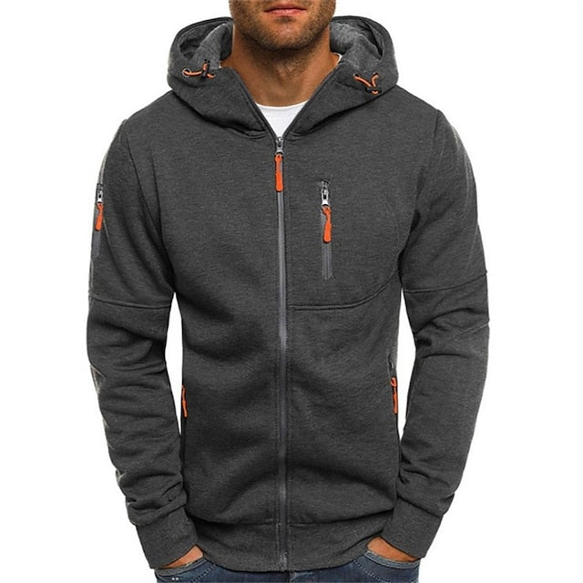 Cassian | Alltags-Kapuzenjacke mit Reißverschluss