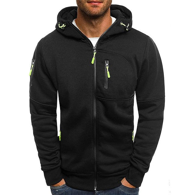 Cassian | Alltags-Kapuzenjacke mit Reißverschluss