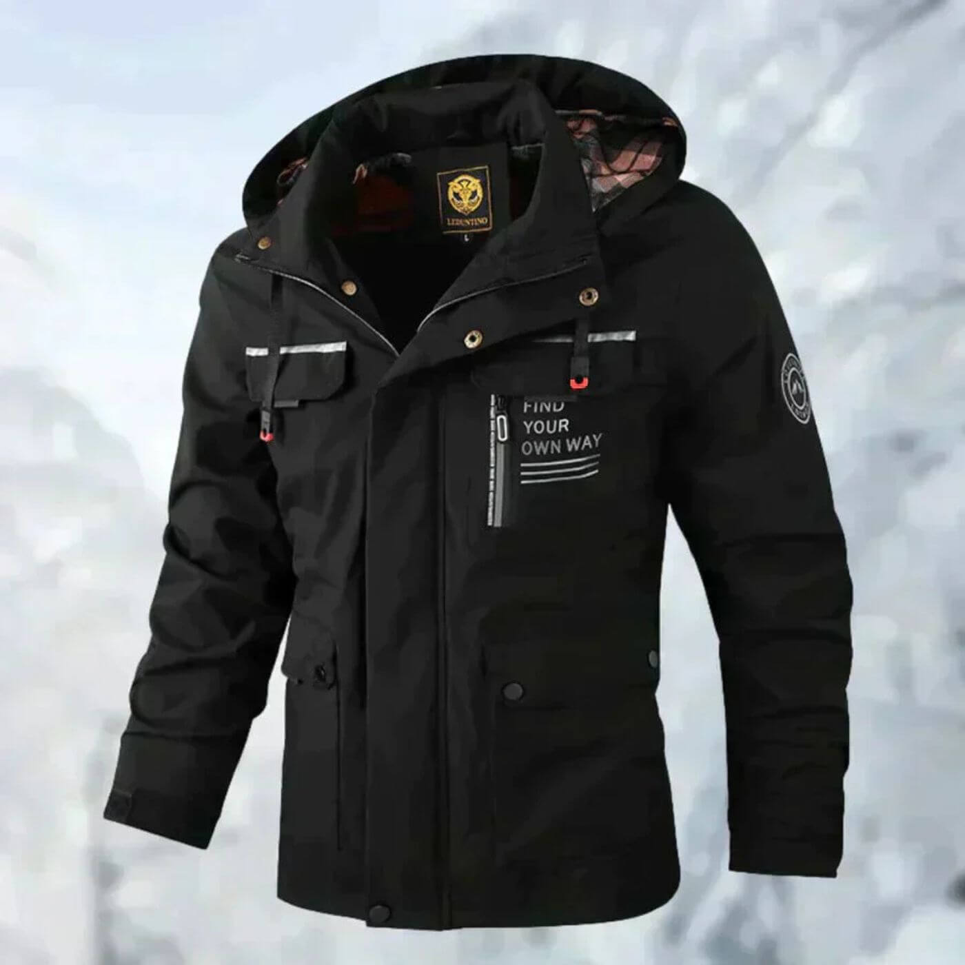 FYOW™ | Wasserdichte Herren Outdoor Jacke für Herbst & Winter