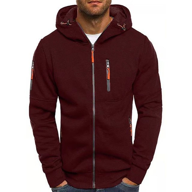 Cassian | Alltags-Kapuzenjacke mit Reißverschluss