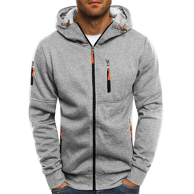 Cassian | Alltags-Kapuzenjacke mit Reißverschluss