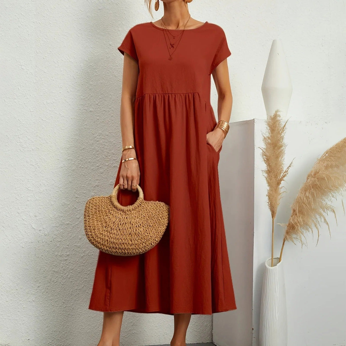 Catherine | Elegantes Essentielles Kleid